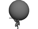 Atlas Statue 3D Model preview