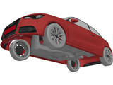 Audi A1 (2011) 3D Model