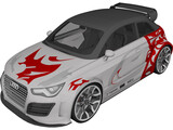 Audi A1 [Tuned] 3D Model preview