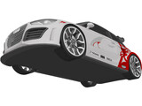 Audi A1 [Tuned] 3D Model