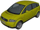 Audi A2 (2002) 3D Model preview