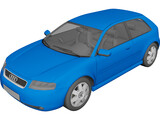 Audi A3 3D Model preview