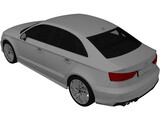 Audi A3 Sedan (2017) 3D Model