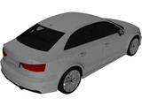 Audi A3 Sedan (2017) 3D Model