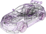 Audi A3 [Tuned] 3D Model