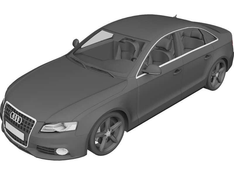 Audi A4 (2011) 3D Model
