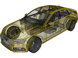 Audi A4 2.0T Quattro S-Line Sedan (2016) 3D Model