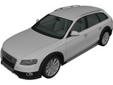 Audi A4 Allroad (2010) 3D Model preview