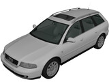 Audi A4 Avant (1999) 3D Model preview