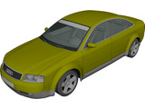 Audi A6 (2002) 3D Model preview