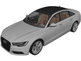 Audi A6 (2012) 3D Model preview