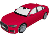 Audi A6 (2019) 3D Model preview
