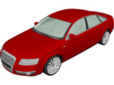 Audi A6 3D Model preview
