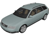 Audi A6 Avant (1998) 3D Model preview