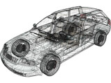 Audi A6 Avant (1998) 3D Model