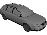 Audi A6 Avant 3D Model preview