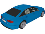 Audi A6 TFSI (2017) 3D Model