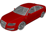 Audi A6 3D Model preview
