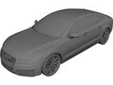 Audi A7 Sportback (2009) 3D Model preview