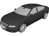 Audi A7 Sportback 3D Model preview