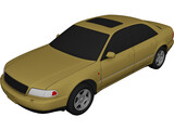 Audi A8 (1998) 3D Model preview