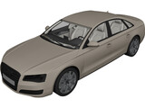 Audi A8 (2015) 3D Model preview