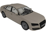 Audi A8 (2015) 3D Model