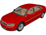 Audi A8 Long 3D Model preview