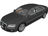 Audi A8L 6.0 W12 Quattro (2004) 3D Model preview