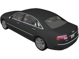 Audi A8L 6.0 W12 Quattro (2004) 3D Model