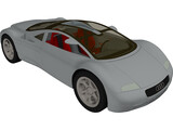 Audi Avus Quattro Concept (1991) 3D Model
