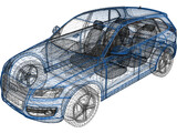 Audi Q5 (2009) 3D Model