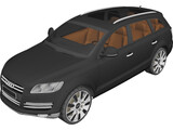 Audi Q7 (2009) 3D Model preview