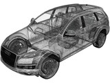Audi Q7 (2010) 3D Model