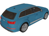 Audi Q7 (2017) 3D Model