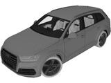 Audi Q7 (2019) 3D Model