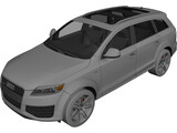 Audi Q7 V12 TDI (2010) 3D Model preview