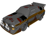 Audi Quattro Sport S1 (1985) 3D Model preview
