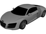 Audi R8 3D Model preview
