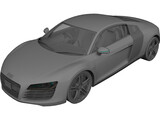 Audi R8 3D Model preview