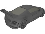 Audi R8 GT3 3D Model