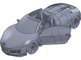 Audi R8 Spyder V10 3D Model