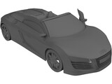Audi R8 Spyder V10 3D Model