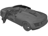 Audi R8 Spyder V10 3D Model