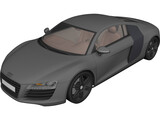 Audi R8 3D Model preview