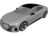 Audi RS e-tron GT (2022) 3D Model preview