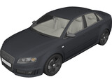 Audi RS4 3D Model preview