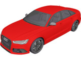 Audi RS6 Sedan (2015) 3D Model preview