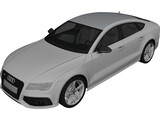 Audi RS7 (2014) 3D Model preview