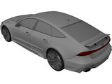 Audi RS7 (2020) 3D Model